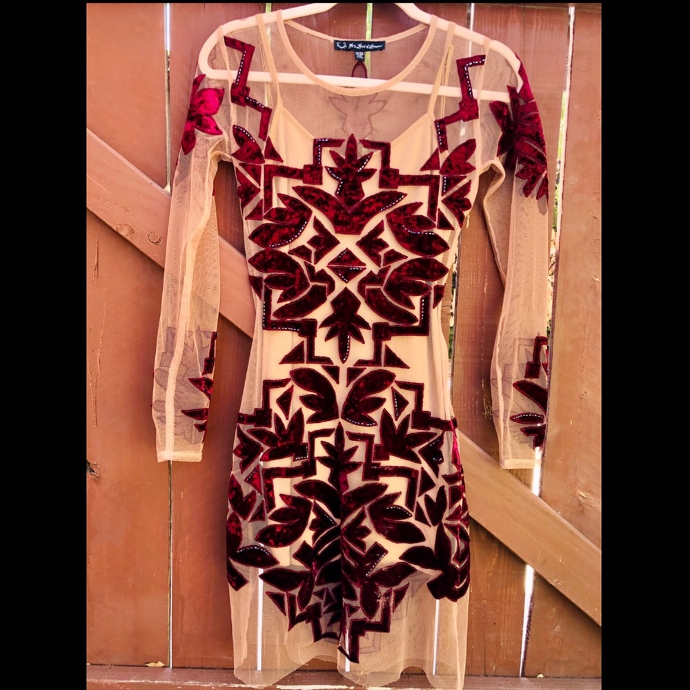 For Love and Lemons Vienna Mini dress XS